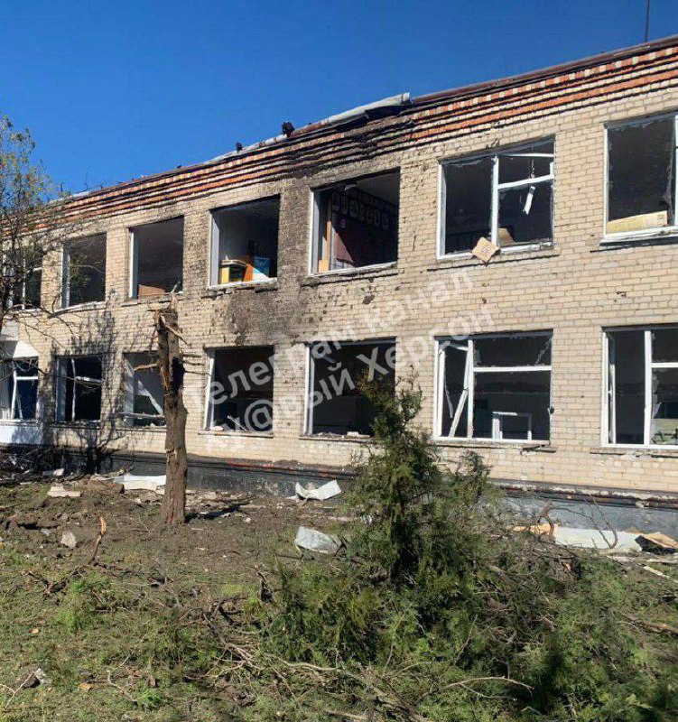 Rachetă lovită în satul Dubovka din districtul Kakhovka