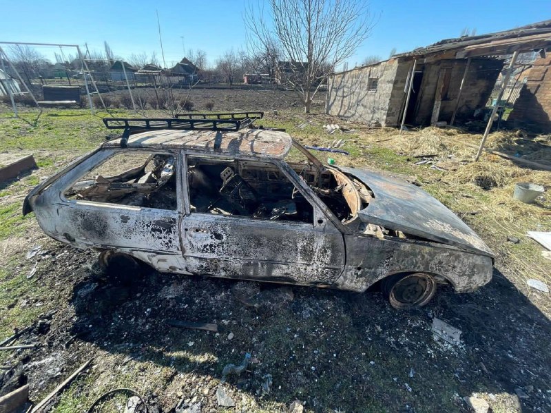 Armata rusă a bombardat districtul Nikopol cu artilerie și drone