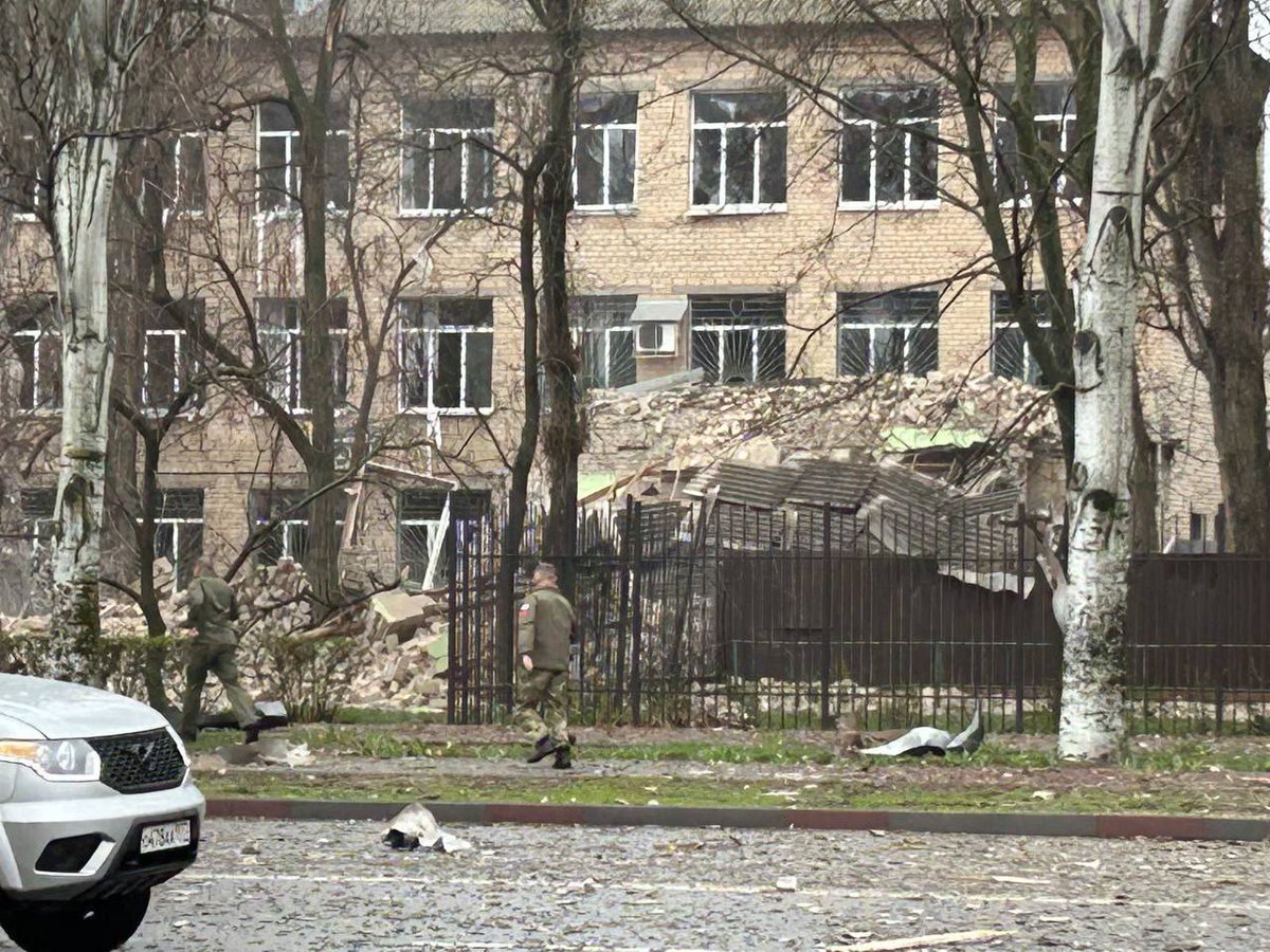 In Melitopol zijn vanmorgen explosies gemeld