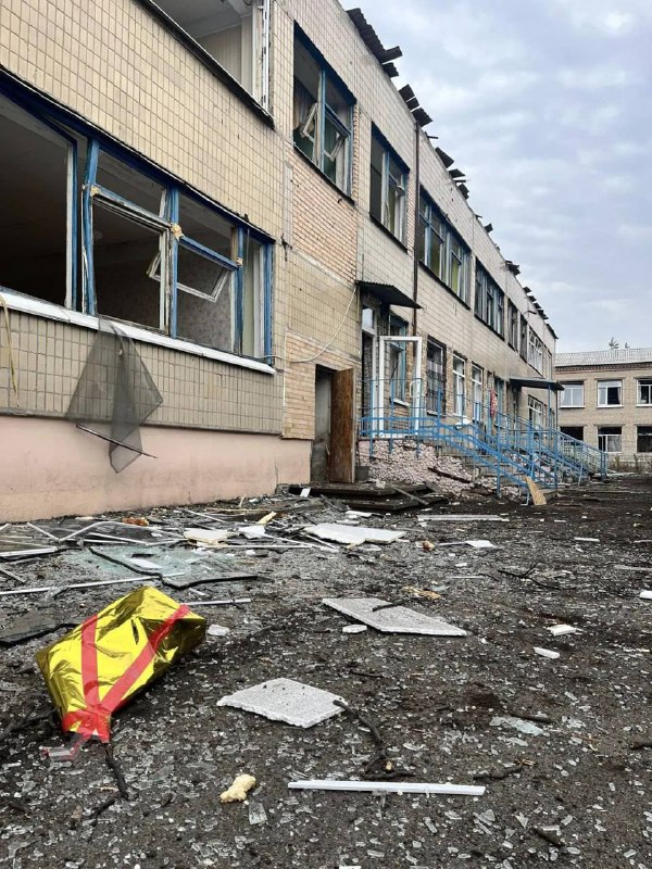 Poškodenie v Kramatorsku v dôsledku ruského ostreľovania