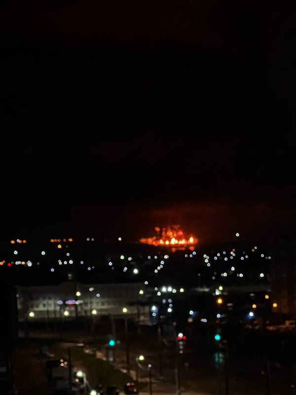 根据占领当局的说法，塞瓦斯托波尔油库的火灾并未威胁到民用物体