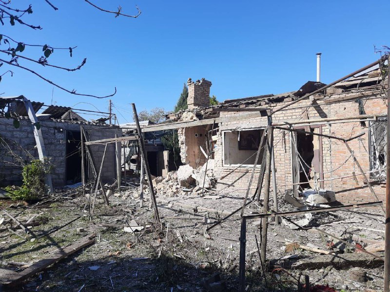 Osoba ranna w wyniku ostrzału w Nikopolu obwodu dniepropietrowskiego