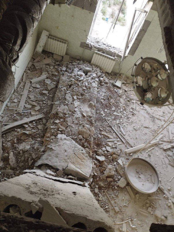 Exército russo bombardeou um hospital em Beryslav