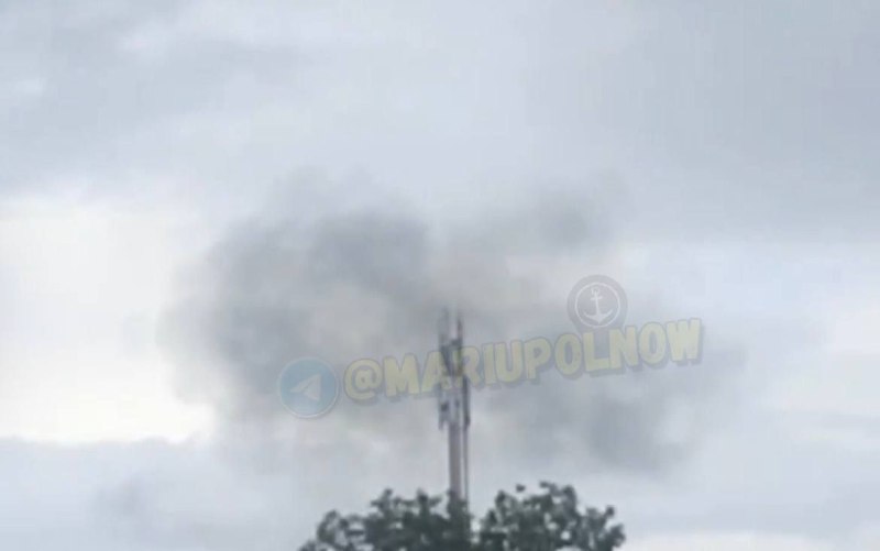 Výbuchy v Nikolske pri Mariupole