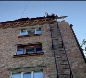 Daños en Kyiv como resultado de un ataque nocturno con drones