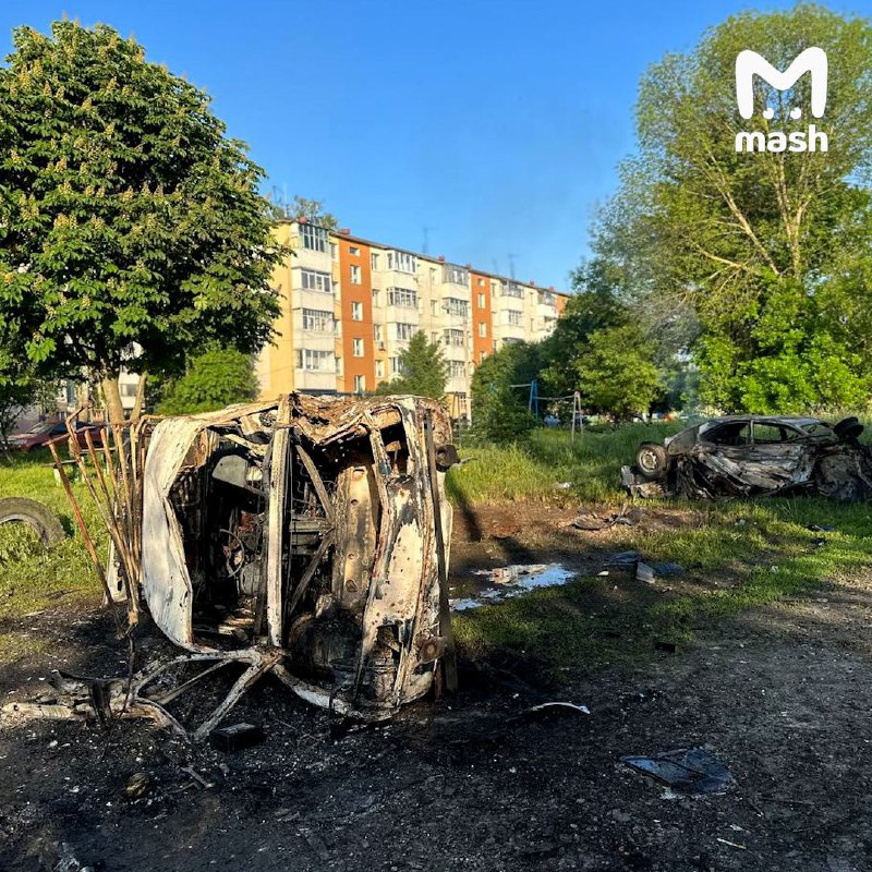 4 personer skadades till följd av beskjutning i staden Schebekyne i Belgorod-regionen