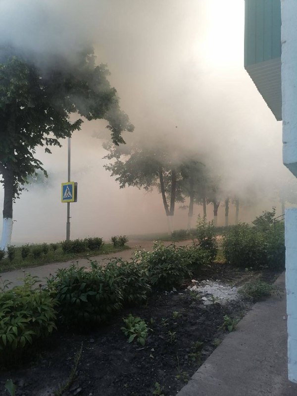 Explosies en branden in Shebekyne
