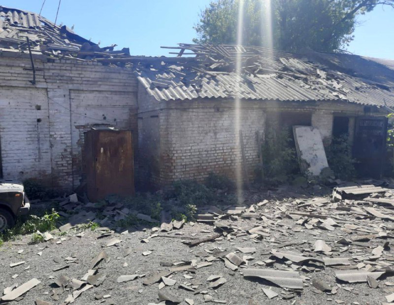 قصف الجيش الروسي نيكوبول بمنطقة دنيبروبتروفسك