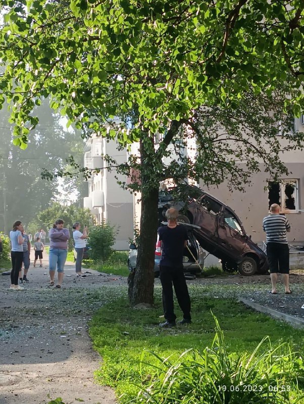 7 henkilöä haavoittui pommitusten seurauksena Valuykin alueella Belgorodin alueella