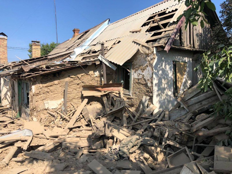 1 pessoa ferida como resultado de bombardeio em Nikopol