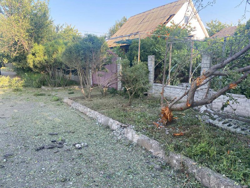Las tropas rusas bombardearon las comunidades de Chervonohryhorivka y Nikopol