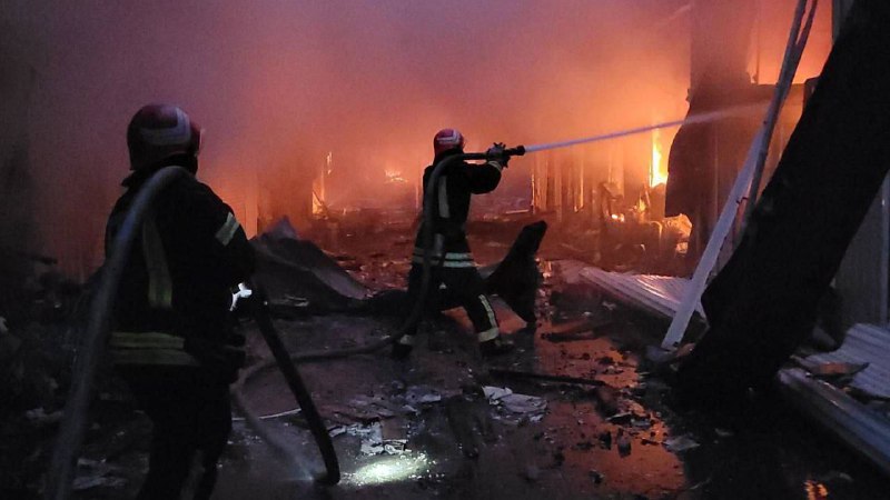 Utbredda skador på civil infrastruktur i Odesa till följd av rysk attack