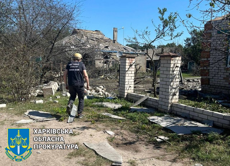 2 person killed, 8 wounded as result of Russian aerial bombardment with guided bombs at Kruhliakivka village of Kharkiv region