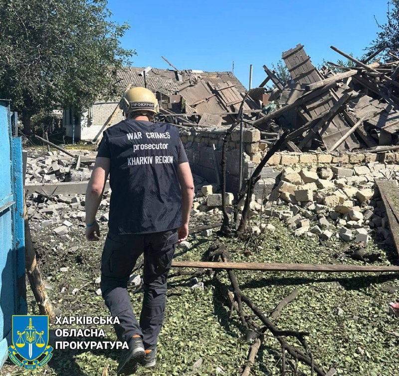 2 person killed, 8 wounded as result of Russian aerial bombardment with guided bombs at Kruhliakivka village of Kharkiv region