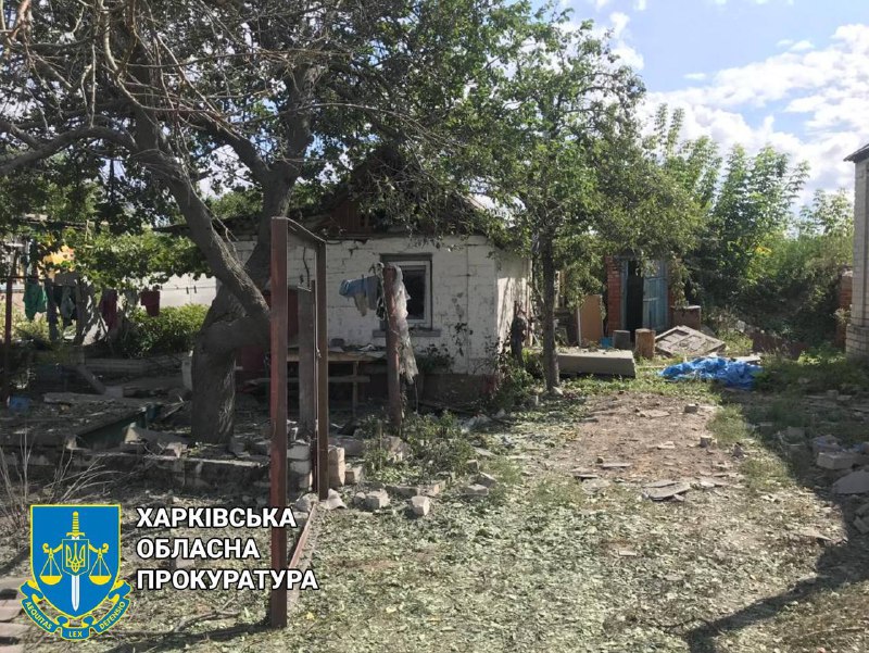 Oštećenja u Kupiansku kao rezultat granatiranja