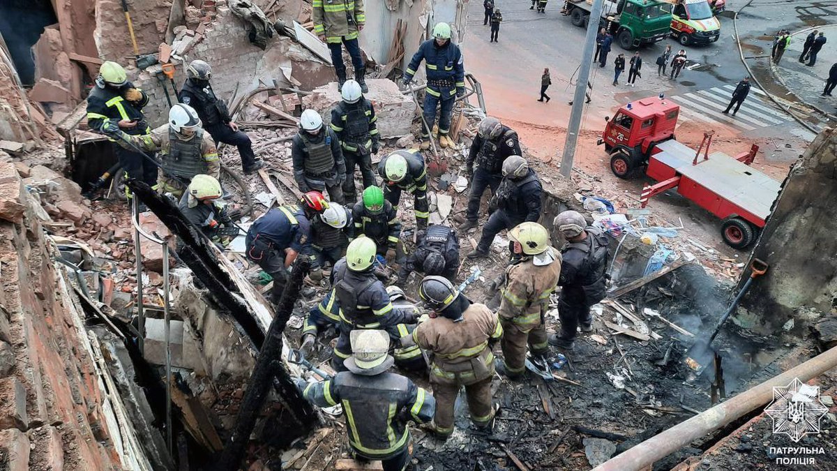 27 ihmistä haavoittui Venäjän ohjusiskun seurauksena Harkovin keskustassa