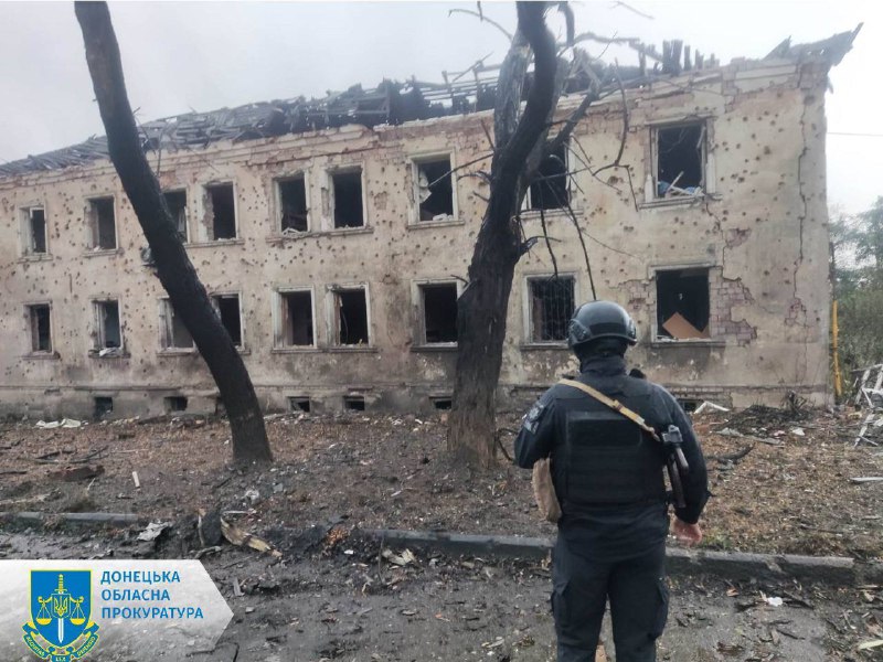 4 persone sono ferite in seguito ad un attacco missilistico Iskander-K questa mattina a Kostiantynivka
