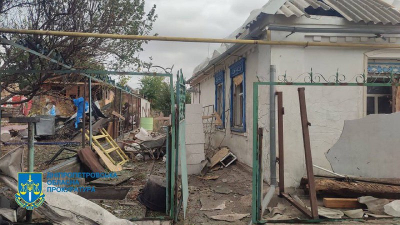 W dniu dzisiejszym w wyniku ostrzału w Nikopolu 2 osoby zostały ranne