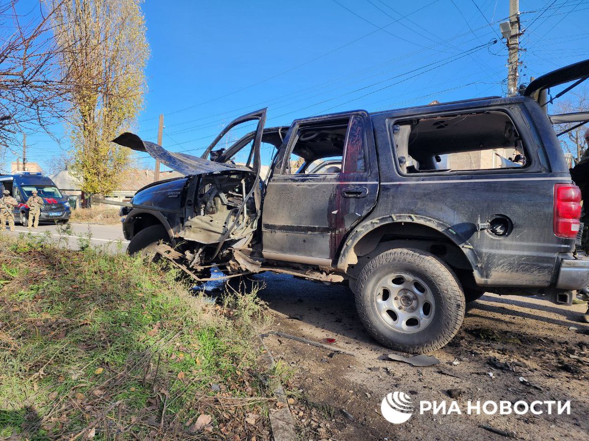 被占领的卢甘斯克的一名指挥官米哈伊尔·菲利波年科因汽车爆炸身亡