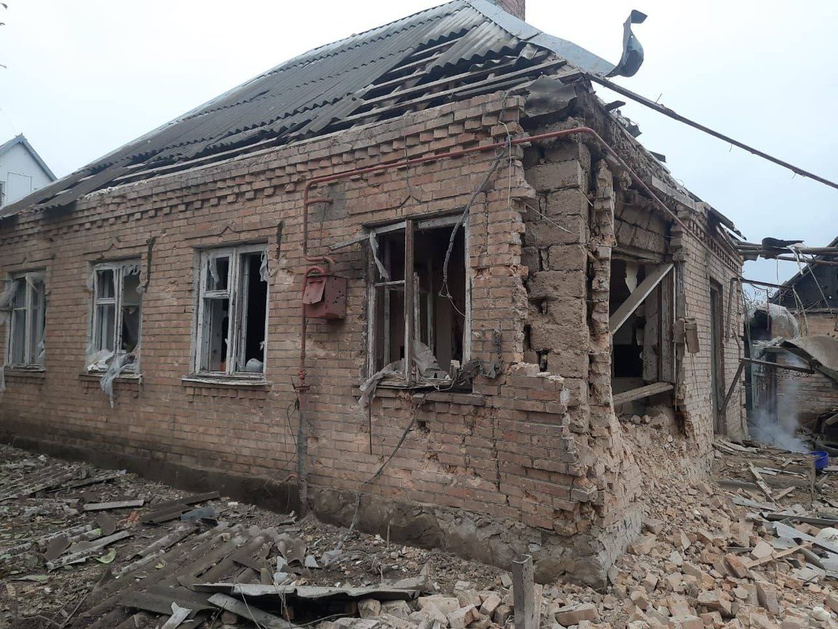 1 persona è morta, un'altra è ferita in seguito ai bombardamenti a Nikopol