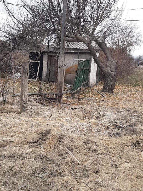 Руйнування в Куркахівці внаслідок обстрілу