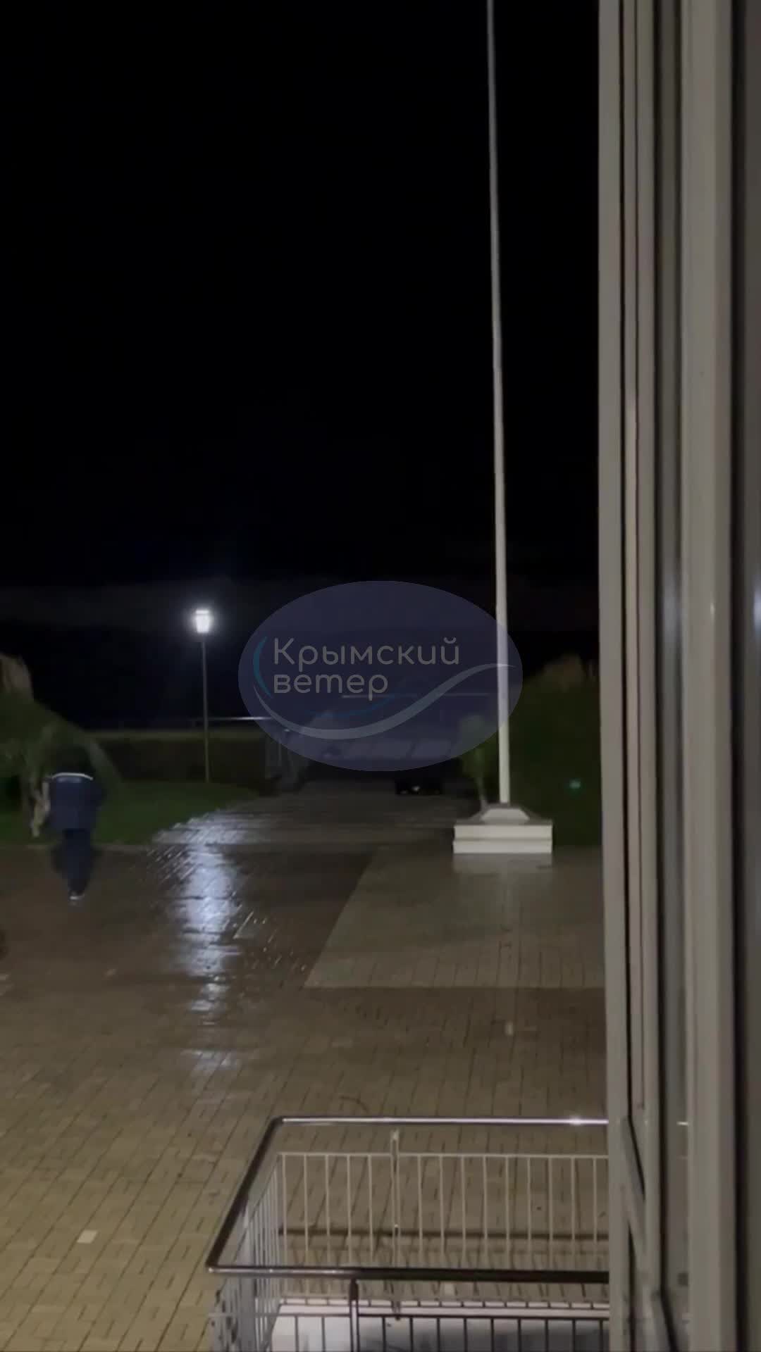 Våldsam storm på Krim
