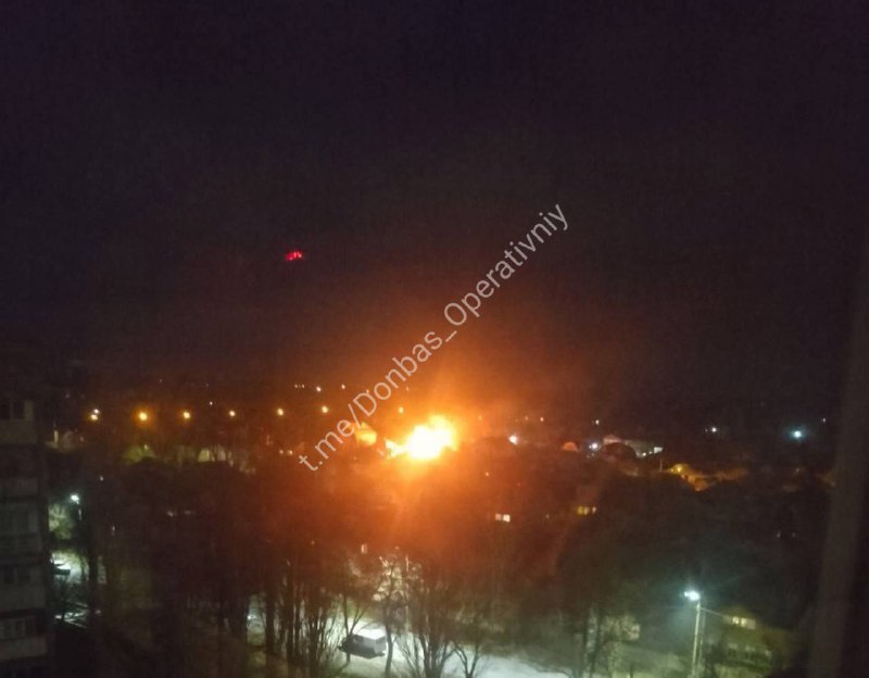 Sono state segnalate esplosioni a Horlivka