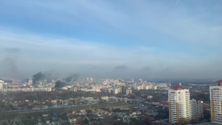 Várias explosões em Belgorod