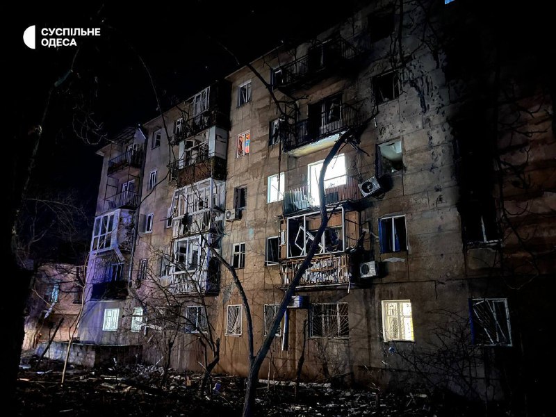 3 pessoas feridas em Odesa como resultado de ataque de drone russo