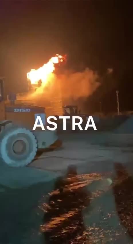 Пожар в рафинерията Илски в Краснодарския край