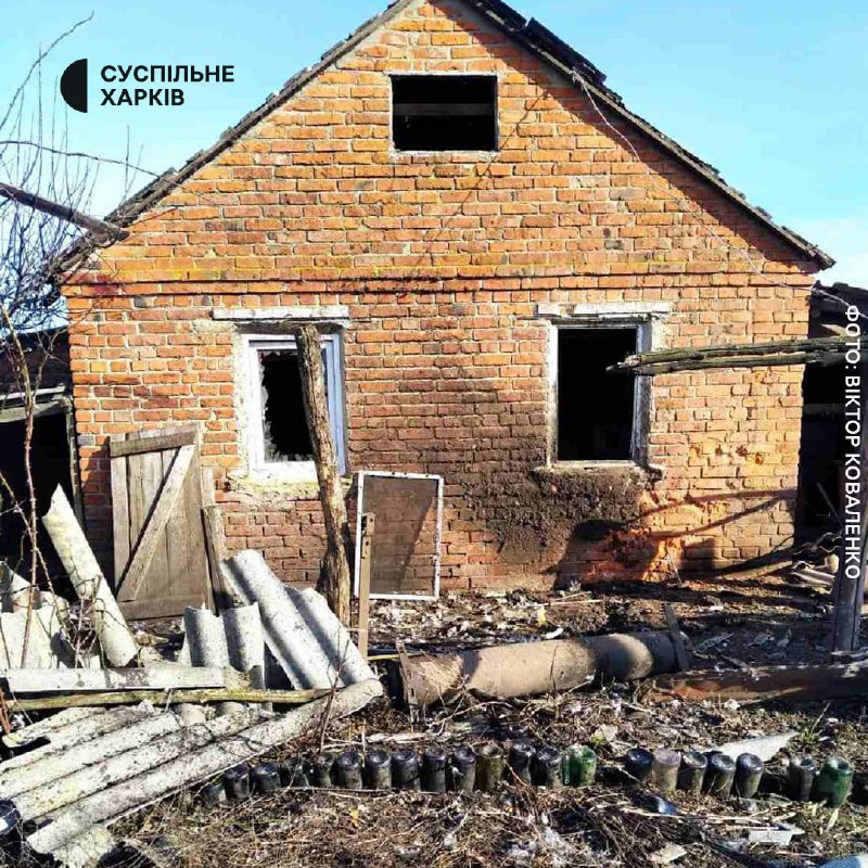 俄罗斯直升机袭击哈尔科夫州索特尼茨基科扎乔克村