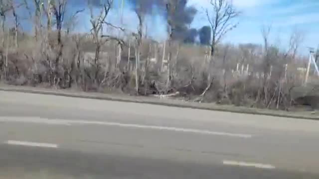 Пожар в Шахтьорск