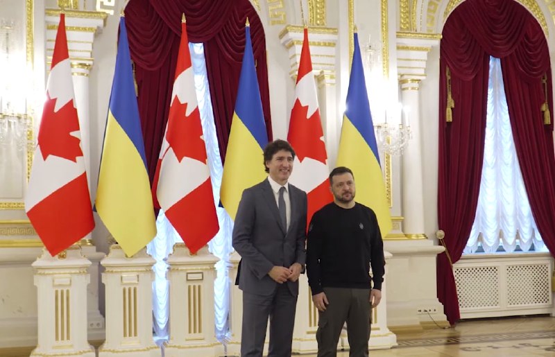 Firmato anche un accordo sulla sicurezza con il Canada: oltre 2,2 miliardi di dollari in aiuti macrofinanziari e per la difesa all'Ucraina nel 2024, — Zelenskyj