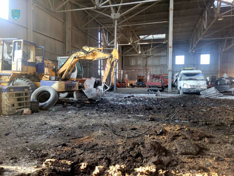 Shahed 无人机损坏了敖德萨地区的工业企业