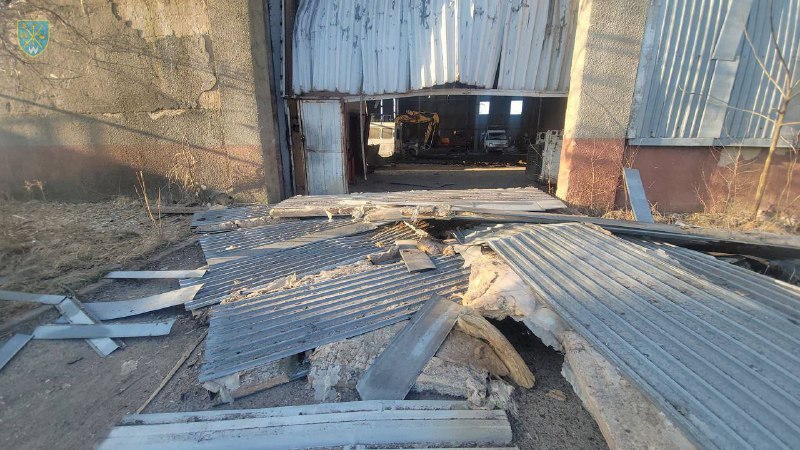 מזלט שאהד פגע במפעל תעשייתי באזור אודסה