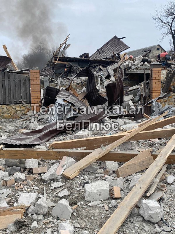 Разрушения в Белгородска област в резултат на обстрел