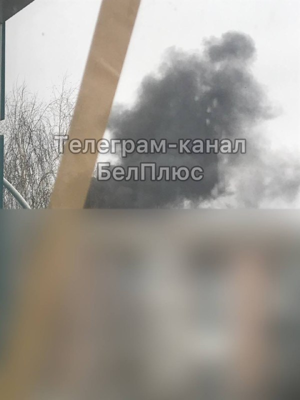 Pożar w rejonie Biełgorodu na skutek ostrzału