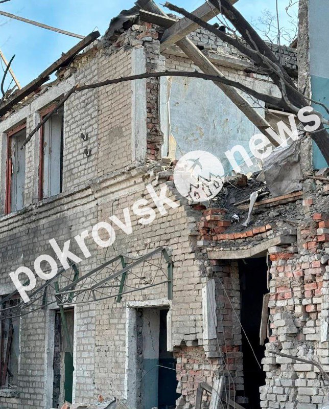 Destruction à Selydove suite aux bombardements russes