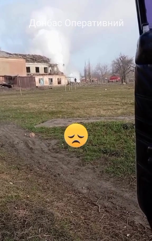 L'esercito russo ha bombardato Hirnyk della regione di Donetsk