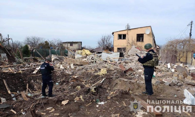 Zniszczenia w obwodach dnieprowskim, kamianskim i krzywym rogu obwodu dniepropietrowskiego w wyniku nocnych ataków rosyjskich rakiet i dronów