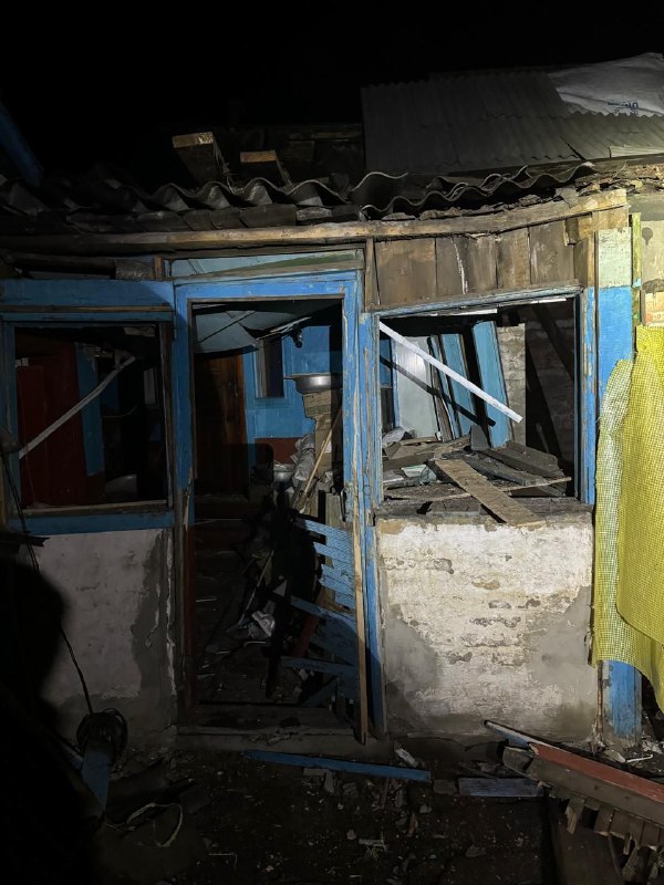 Zniszczenia w Sełydowcu obwodu donieckiego w wyniku rosyjskiego ataku rakietowego 2 rakietami S-300