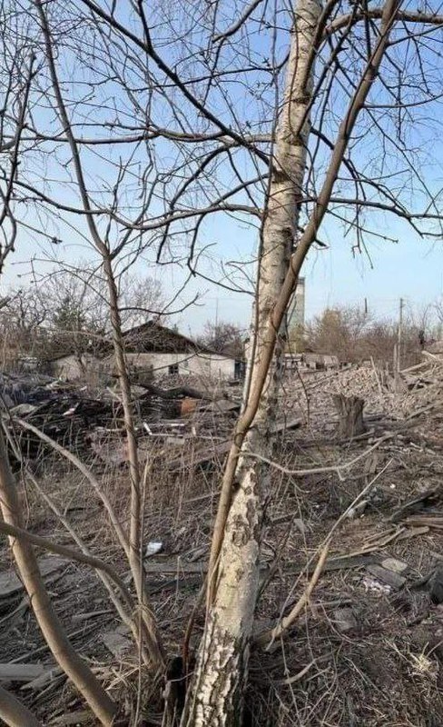 Zniszczenia w Torecku w wyniku rosyjskich nalotów