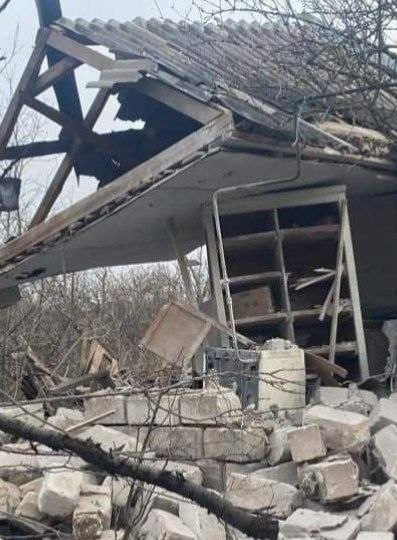 Zniszczenia w Torecku w wyniku rosyjskich nalotów