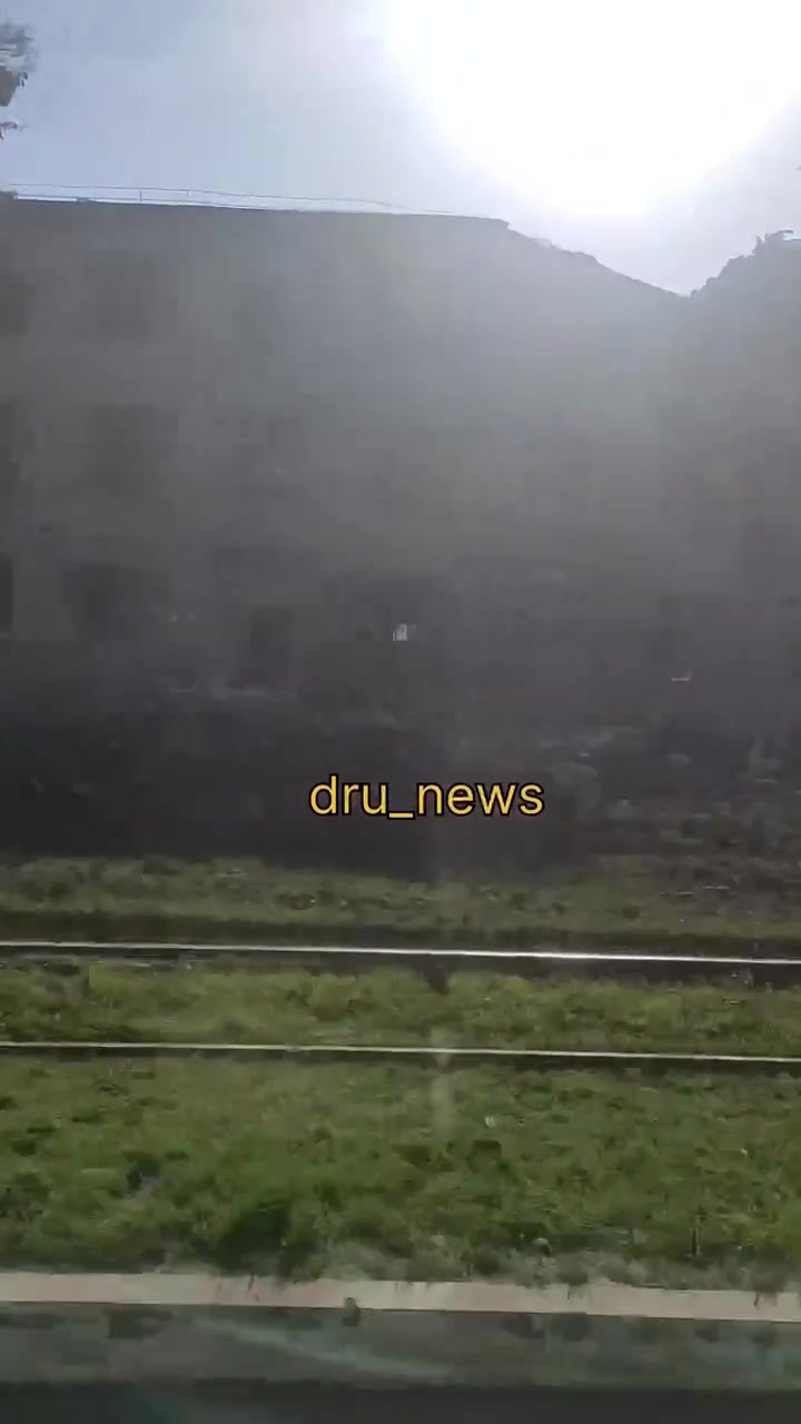 Rusiya atəşi nəticəsində Drujkivkada dağıntılar