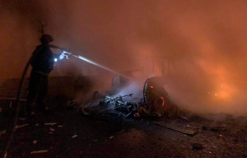 Šteta u Khersonu kao posljedica granatiranja tijekom noći