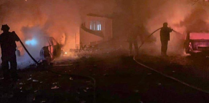 Šteta u Khersonu kao posljedica granatiranja tijekom noći