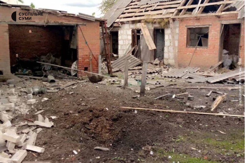 2 pessoas feridas em consequência de bombardeio na comunidade de Shalyhyne, na região de Sumy