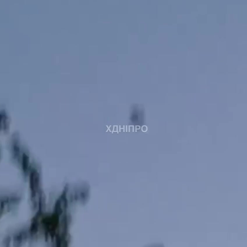 Die Luftabwehr war in der Nähe der Stadt Dnipro aktiv