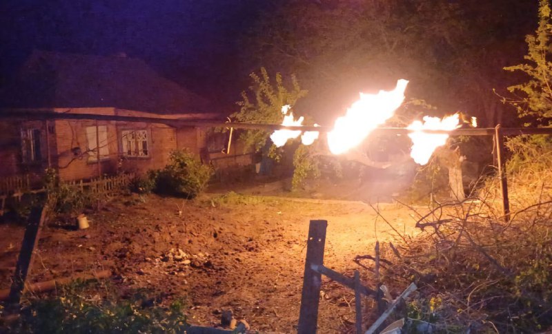 Rusiya ordusu Nikopol rayonunu artilleriyadan atəşə tutub