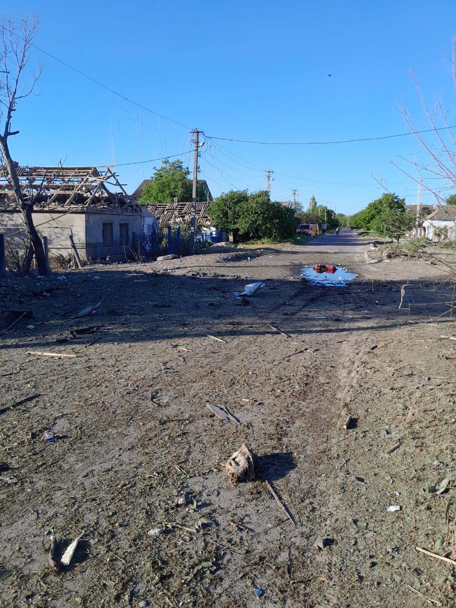 1 persona è rimasta ferita a seguito del bombardamento russo a Bilozerka nella regione di Kherson
